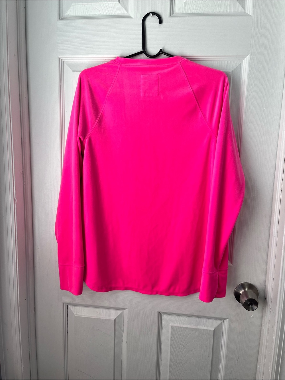 Lilly Pulitzer Vibrant Hot Pink Long Sleeve Crewneck - Picture 2 of 7